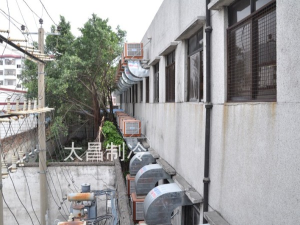 湖北某家五金廠環(huán)?？照{通風降溫案例